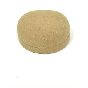 Vintage Cardan & Co Precious Jewelry Beige Velvet Ring Jewelry Box